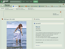 Tablet Screenshot of lillyruiz.deviantart.com