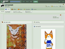 Tablet Screenshot of kat-burger.deviantart.com