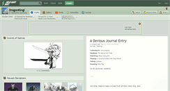 Desktop Screenshot of dragonkingi.deviantart.com