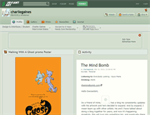 Tablet Screenshot of charliegaines.deviantart.com