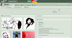 Desktop Screenshot of hellwind.deviantart.com