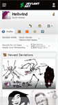 Mobile Screenshot of hellwind.deviantart.com
