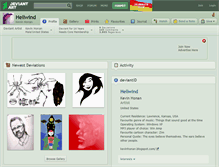 Tablet Screenshot of hellwind.deviantart.com