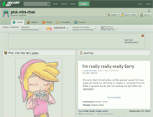 Tablet Screenshot of pink-mira-chan.deviantart.com