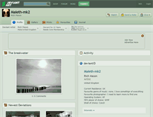 Tablet Screenshot of maieth-mk2.deviantart.com