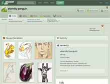 Tablet Screenshot of eternity-penguin.deviantart.com
