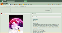 Desktop Screenshot of lipsofrain.deviantart.com