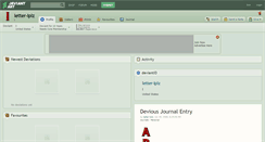 Desktop Screenshot of letter-iplz.deviantart.com