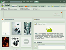 Tablet Screenshot of liquify.deviantart.com