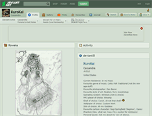 Tablet Screenshot of kurokai.deviantart.com