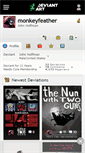 Mobile Screenshot of monkeyfeather.deviantart.com