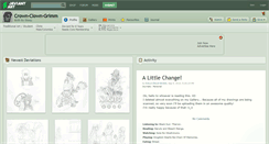 Desktop Screenshot of crown-clown-grimm.deviantart.com