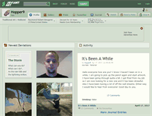 Tablet Screenshot of hopper9.deviantart.com