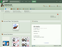 Tablet Screenshot of dukkehuset.deviantart.com