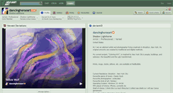 Desktop Screenshot of dancinghorseart.deviantart.com