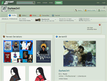 Tablet Screenshot of durkee341.deviantart.com