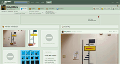 Desktop Screenshot of mollymittens.deviantart.com