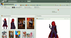 Desktop Screenshot of gothamscarecrow.deviantart.com