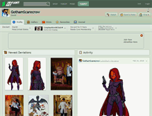 Tablet Screenshot of gothamscarecrow.deviantart.com