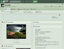 Tablet Screenshot of jeh-ssiah.deviantart.com