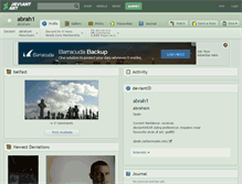 Tablet Screenshot of abrah1.deviantart.com