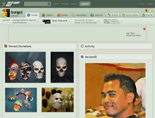 Tablet Screenshot of bungot.deviantart.com