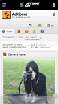 Mobile Screenshot of ackibear.deviantart.com