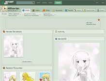 Tablet Screenshot of mithos-tan.deviantart.com