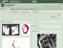 Tablet Screenshot of marcelaneamtu.deviantart.com