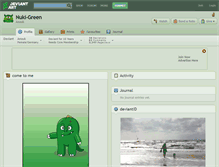 Tablet Screenshot of nuki-green.deviantart.com