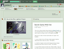 Tablet Screenshot of melinie17.deviantart.com