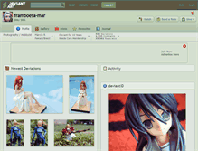 Tablet Screenshot of framboesa-mar.deviantart.com