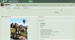 Desktop Screenshot of judgefang.deviantart.com