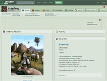 Tablet Screenshot of judgefang.deviantart.com