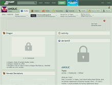 Tablet Screenshot of angilic.deviantart.com
