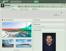 Tablet Screenshot of kornum.deviantart.com