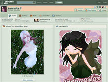 Tablet Screenshot of joannastar.deviantart.com