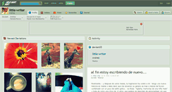 Desktop Screenshot of little-writer.deviantart.com