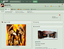 Tablet Screenshot of groovi16.deviantart.com