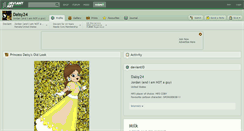 Desktop Screenshot of daisy24.deviantart.com