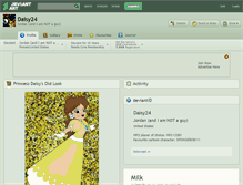 Tablet Screenshot of daisy24.deviantart.com