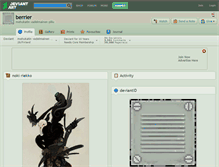 Tablet Screenshot of berrier.deviantart.com