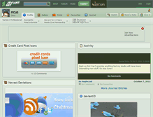 Tablet Screenshot of ncus.deviantart.com