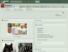 Tablet Screenshot of brunoxyz.deviantart.com