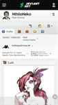Mobile Screenshot of nihiloneko.deviantart.com