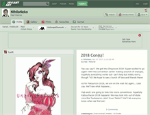 Tablet Screenshot of nihiloneko.deviantart.com