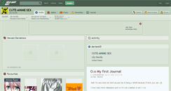 Desktop Screenshot of cute-anime-sex.deviantart.com