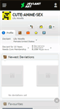 Mobile Screenshot of cute-anime-sex.deviantart.com