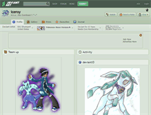 Tablet Screenshot of iceroy.deviantart.com