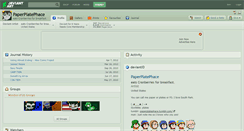 Desktop Screenshot of paperplatephace.deviantart.com